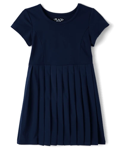 Girls Uniform Quick Dry Pleated Tennis Dress