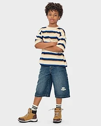 Kids Denim Baggy Carpenter Jorts
