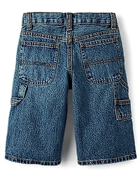 Kids Denim Baggy Carpenter Jorts