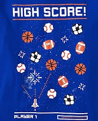 Boys Sports Video Game Graphic Tee