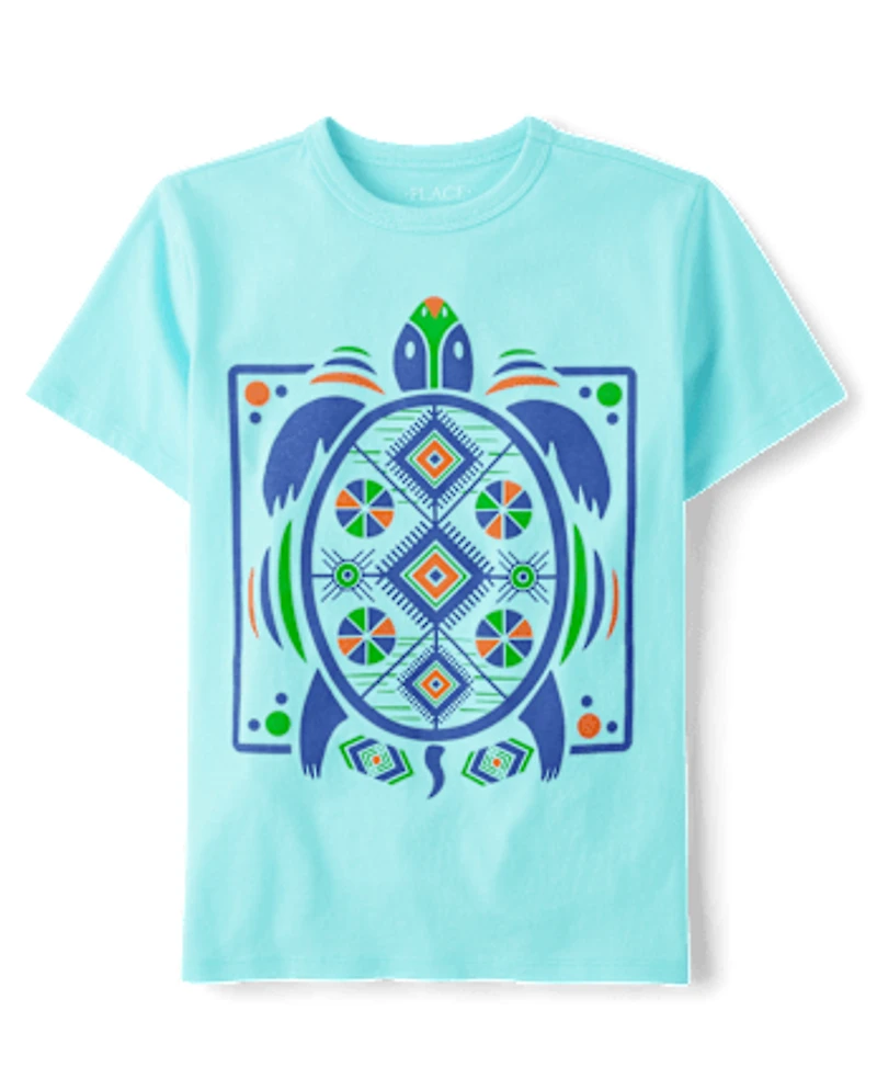 Boys Turtle Graphic Tee