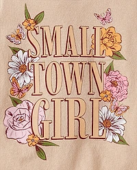 Baby And Toddler Girls Small Town Girl Graphic Tee