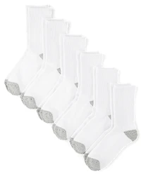 Boys Cushioned Crew Socks 6-Pack