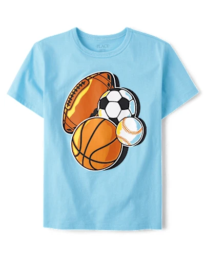 Boys Sports Graphic Tee