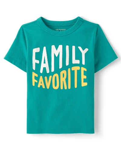 Baby And Toddler Boys Family Favorite Graphic Tee