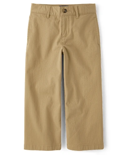 Kids Uniform Stretch Baggy Chino Pants