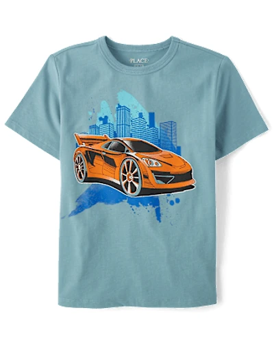Boys City Car Graphic Tee