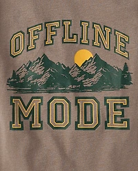 Boys Offline Mode Graphic Tee