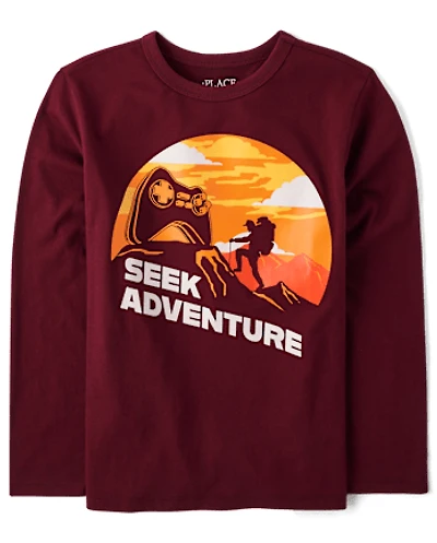 Boys Adventure Gamer Graphic Tee