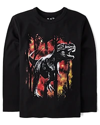 Boys Dino Forest Graphic Tee