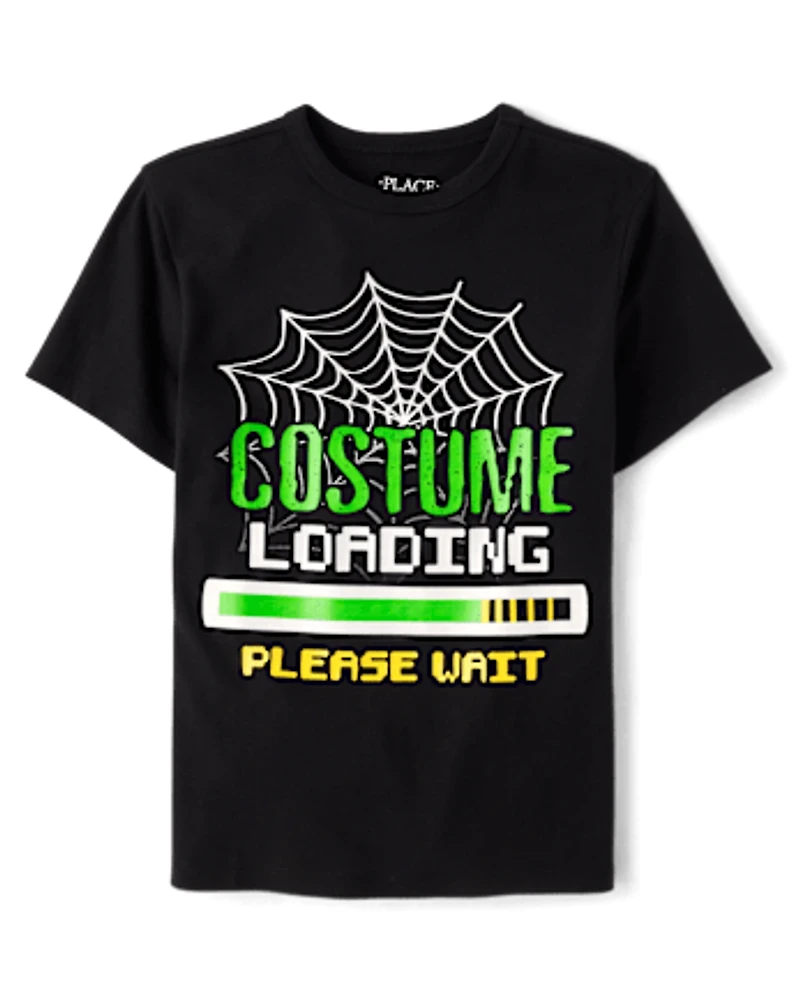 Boys Costume Loading Graphic Tee