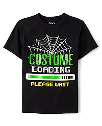 Boys Costume Loading Graphic Tee