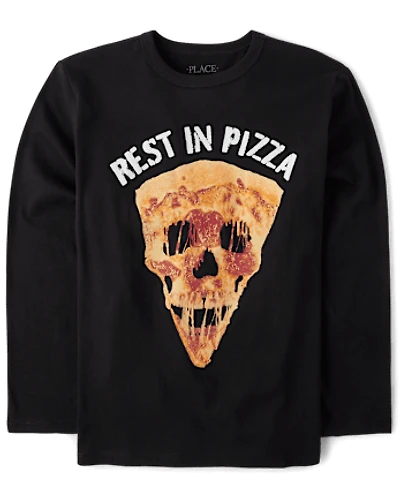 Boys Rest Pizza Graphic Tee