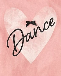 Baby And Toddler Girls Graphic Flutter Top