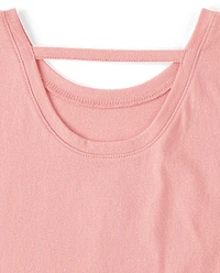 Girls Graphic Flutter Top