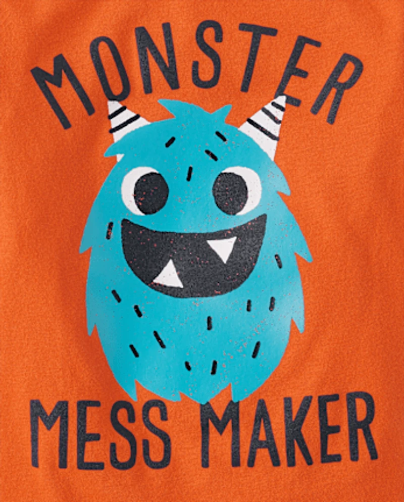 Baby And Toddler Boys Monster Mess Maker Graphic Tee