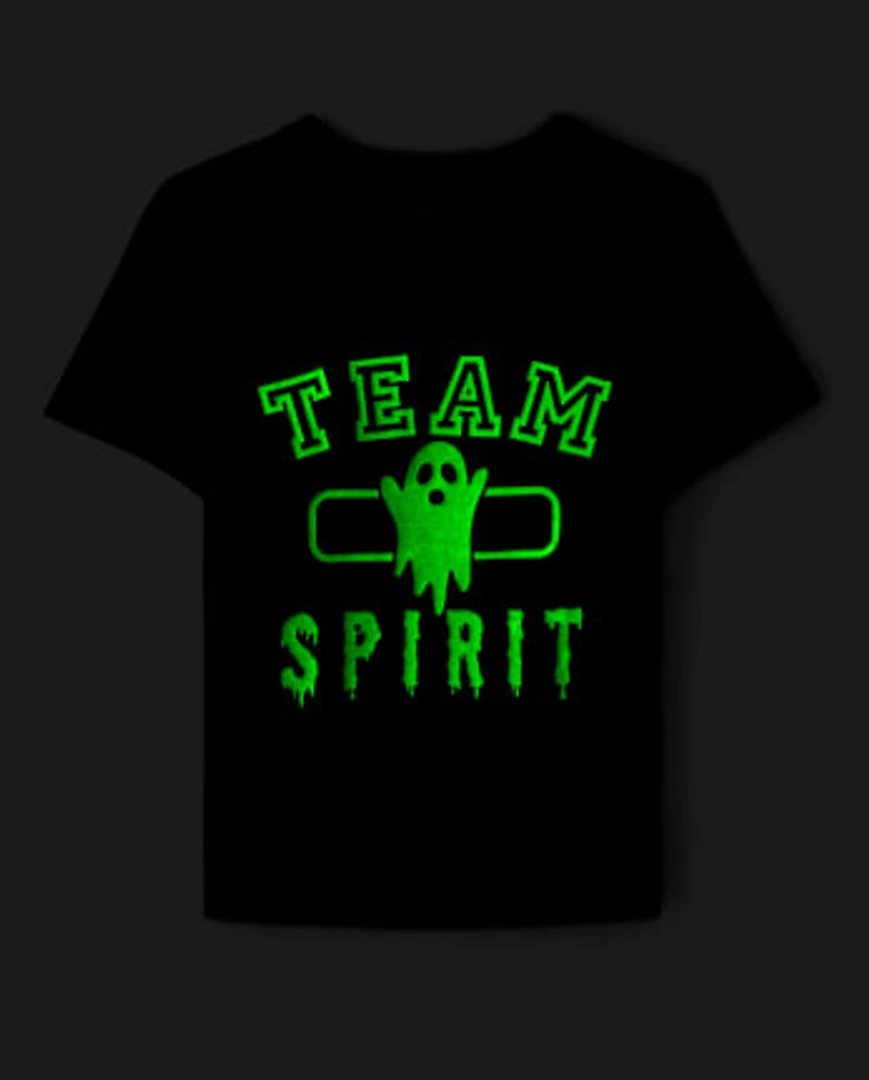 Toddler Matching Family Glow Team Spirit Graphic Tee