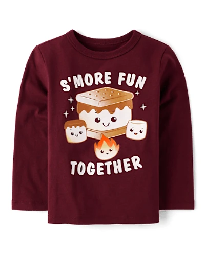 Baby And Toddler Boys S'more Fun Together Graphic Tee