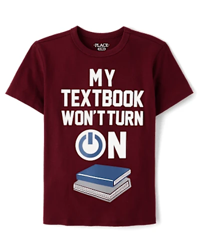 Boys Textbook Graphic Tee