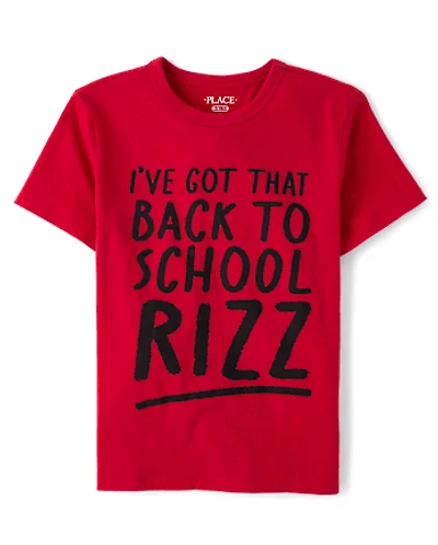 Boys School Rizz Graphic Tee