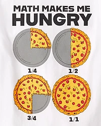 Boys Pizza Math Graphic Tee