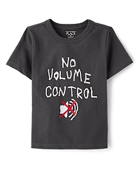 Toddler Boys Volume Control Graphic Tee