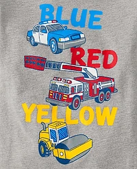 Lot de 3 t-shirts graphiques pour bébés et tout-petits garçons