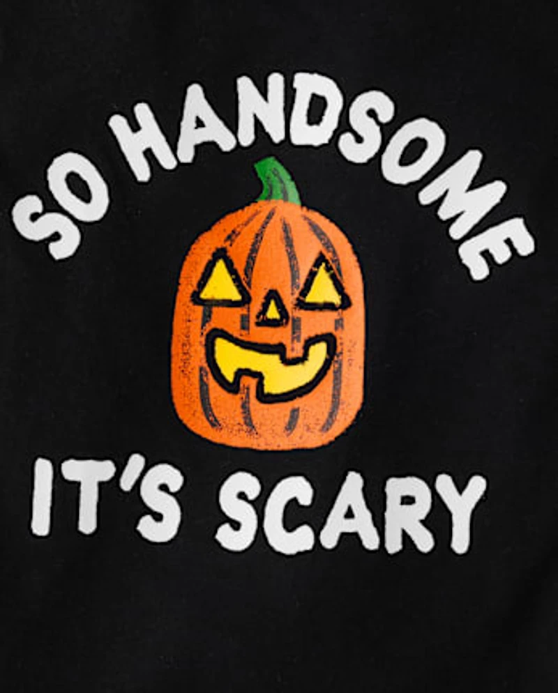 Baby And Toddler Boys Scary Handsome Graphic Tee