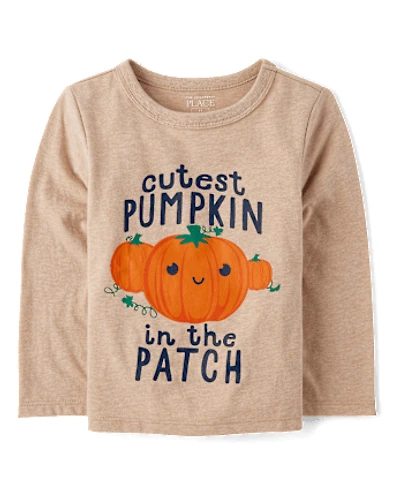 Baby And Toddler Boys Cutest Pumpkin Patch Graphic Tee