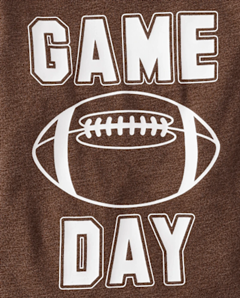 Baby And Toddler Boys Football Game Day Graphic Tee