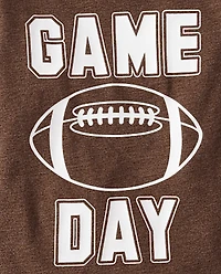 Baby And Toddler Boys Football Game Day Graphic Tee