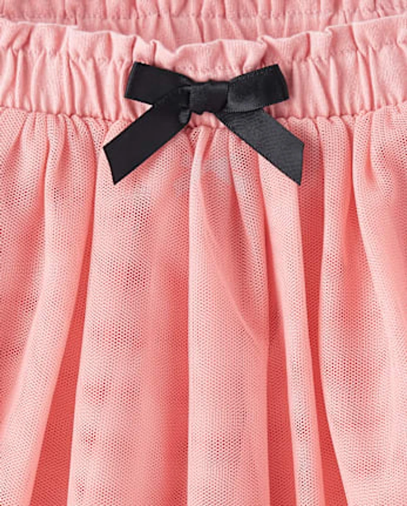 Toddler Girls Mesh Tutu Skirt