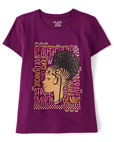 Girls Confident Girl Graphic Tee
