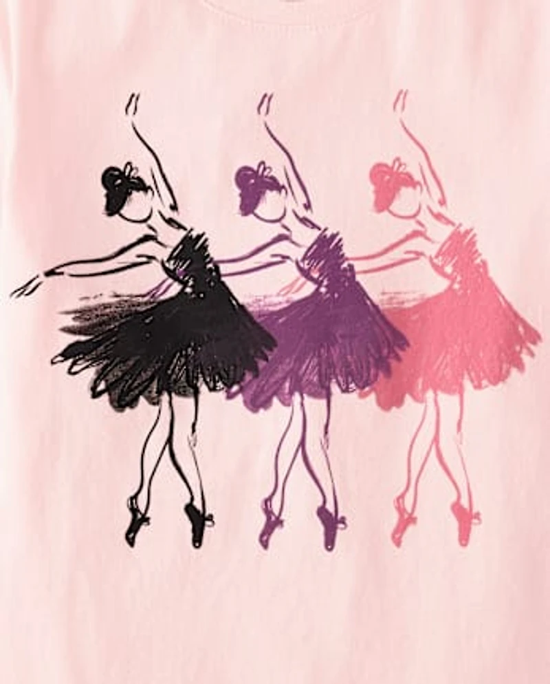 Girls Ballet Dancers Graphic Tee