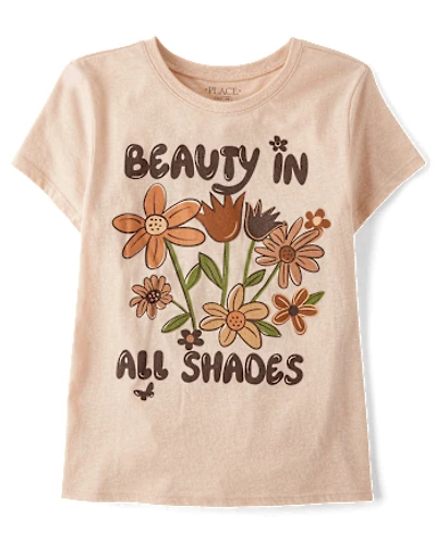 Girls Beauty All Shades Graphic Tee