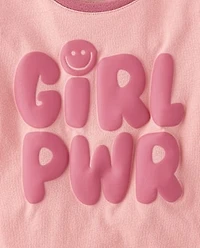 Girls Girl Pwr Graphic Baby Tee