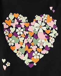 Girls Flower Graphic Tee 5-Pack