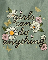 Girls Flower Graphic Tee 5-Pack