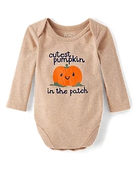 Baby Cutest Pumpkin Patch Graphic Bodysuit