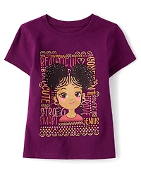 Baby And Toddler Girls Confident Girl Graphic Tee