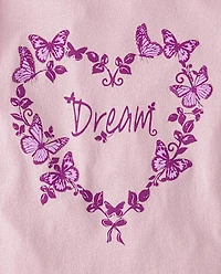 Girls Dream Heart Graphic Tee