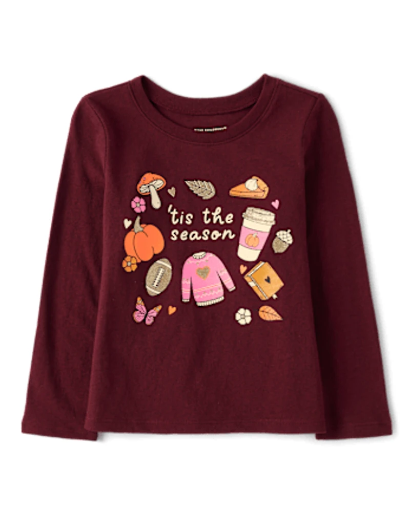 Baby And Toddler Girls Tis The Season Graphic Tee