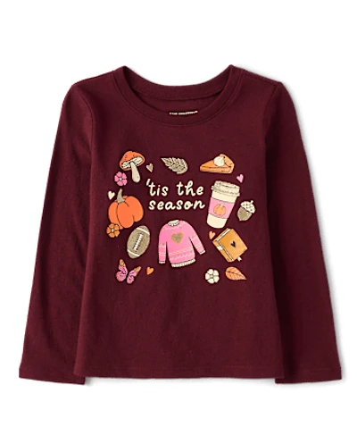 Baby And Toddler Girls Tis The Season Graphic Tee