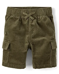 Kids Corduroy Cargo Shorts