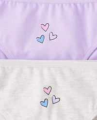 Girls Heart Bikini Underwear 7-Pack