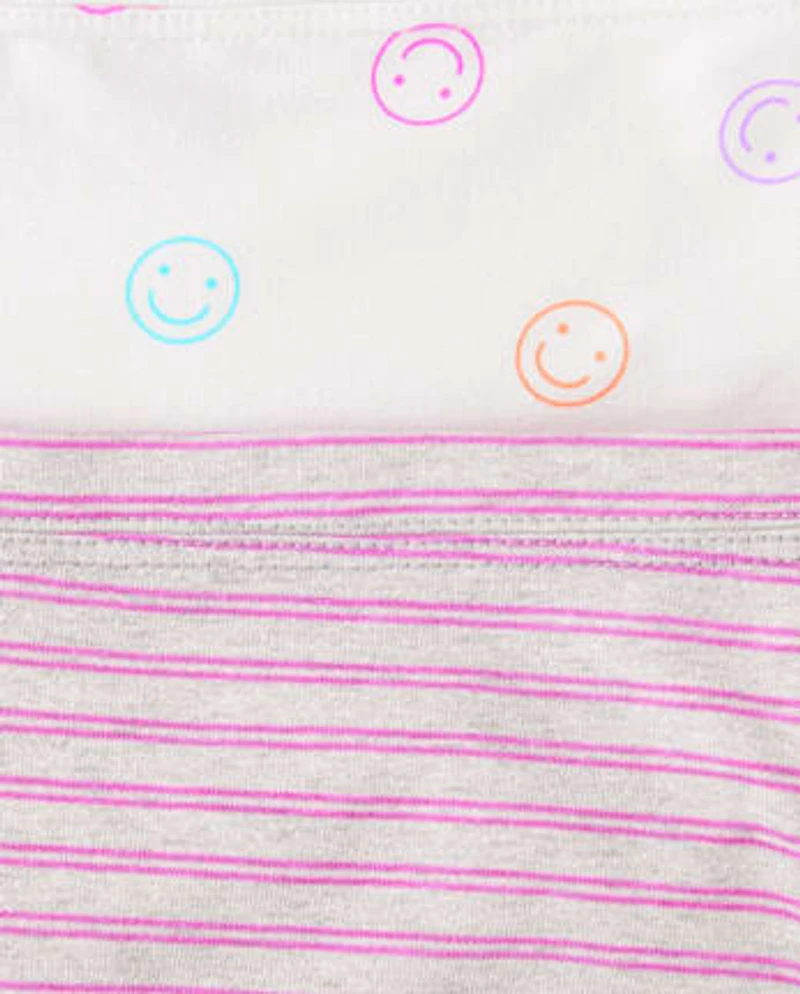 Girls Striped Girl Short Underwear 7-Pack