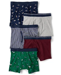 Boys Gamer Boxer Brief Underwear 5-Pack