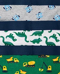 Toddler Boys Monster Brief Underwear 7-Pack