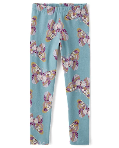 Girls Print Leggings