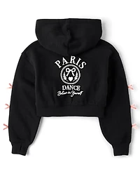 Girls Graphic Premium Fleece Hoodie